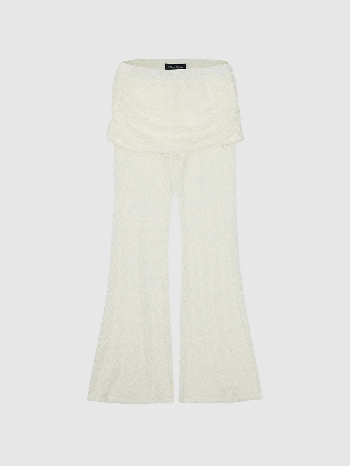Lace Flare Pants sold by Urban Revivo