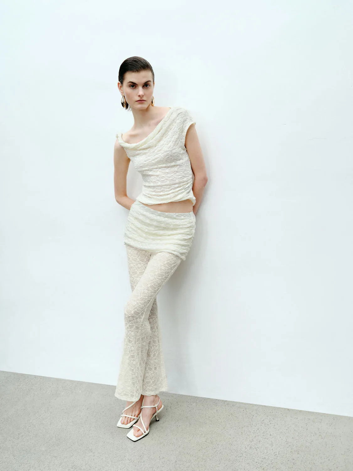 Lace Flare Pants sold by Urban Revivo product image thumbnail 5