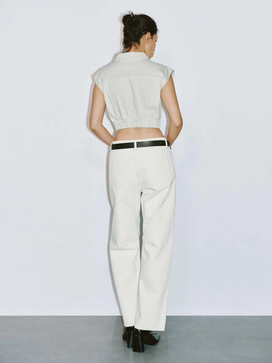 Cropped Denim Jackets sold by Urban Revivo product image thumbnail 5