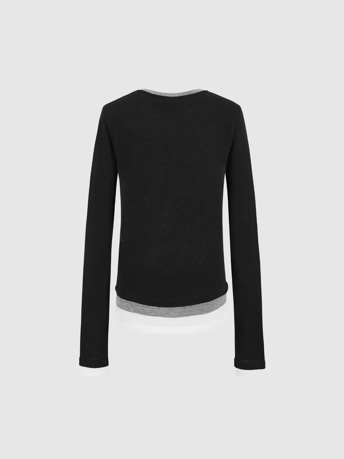 Skinny Knitted T-Shirts sold by Urban Revivo product image thumbnail 2