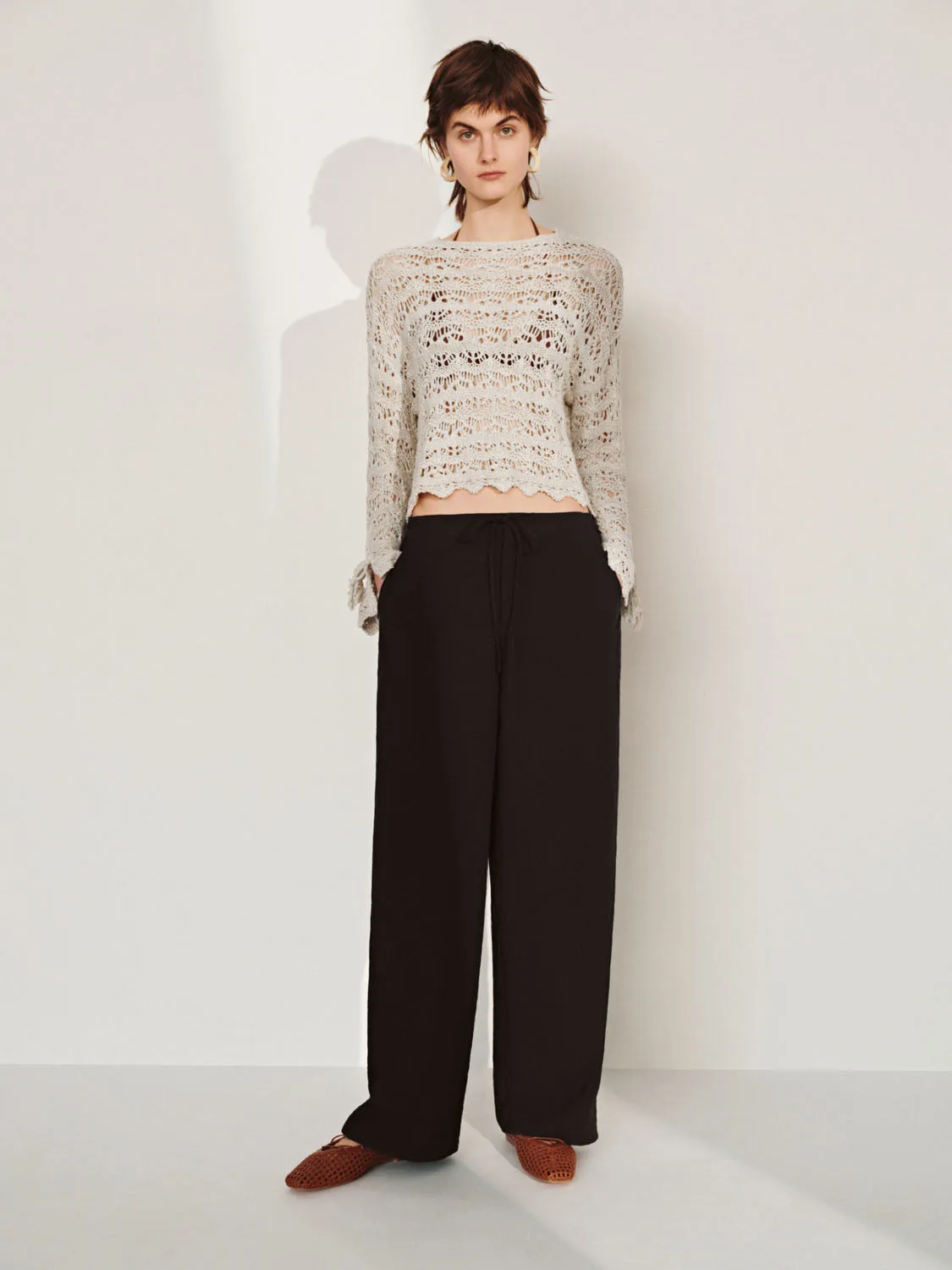 Wide-Leg Pants sold by Urban Revivo product image thumbnail 5