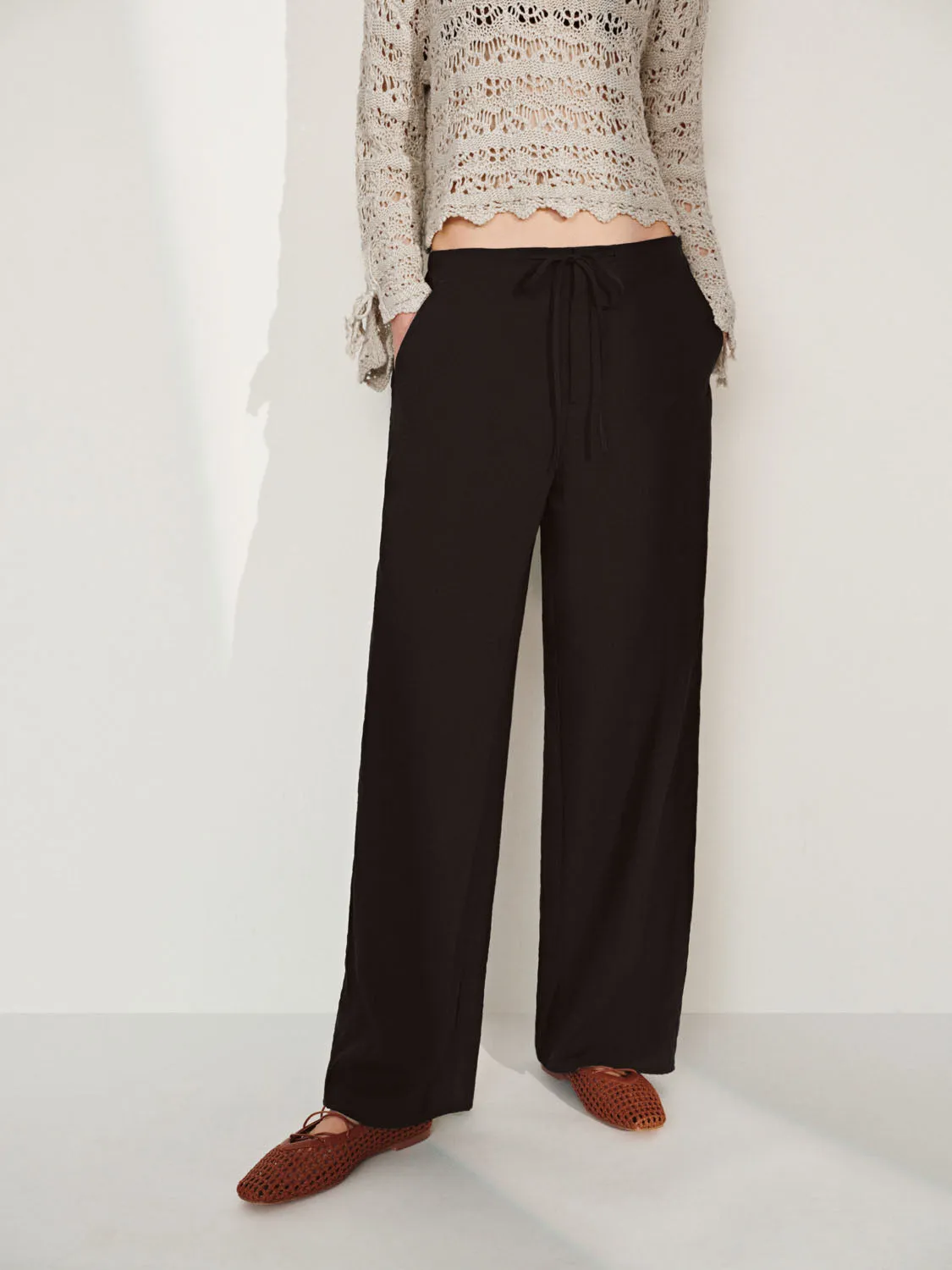 Wide-Leg Pants sold by Urban Revivo product image thumbnail 2