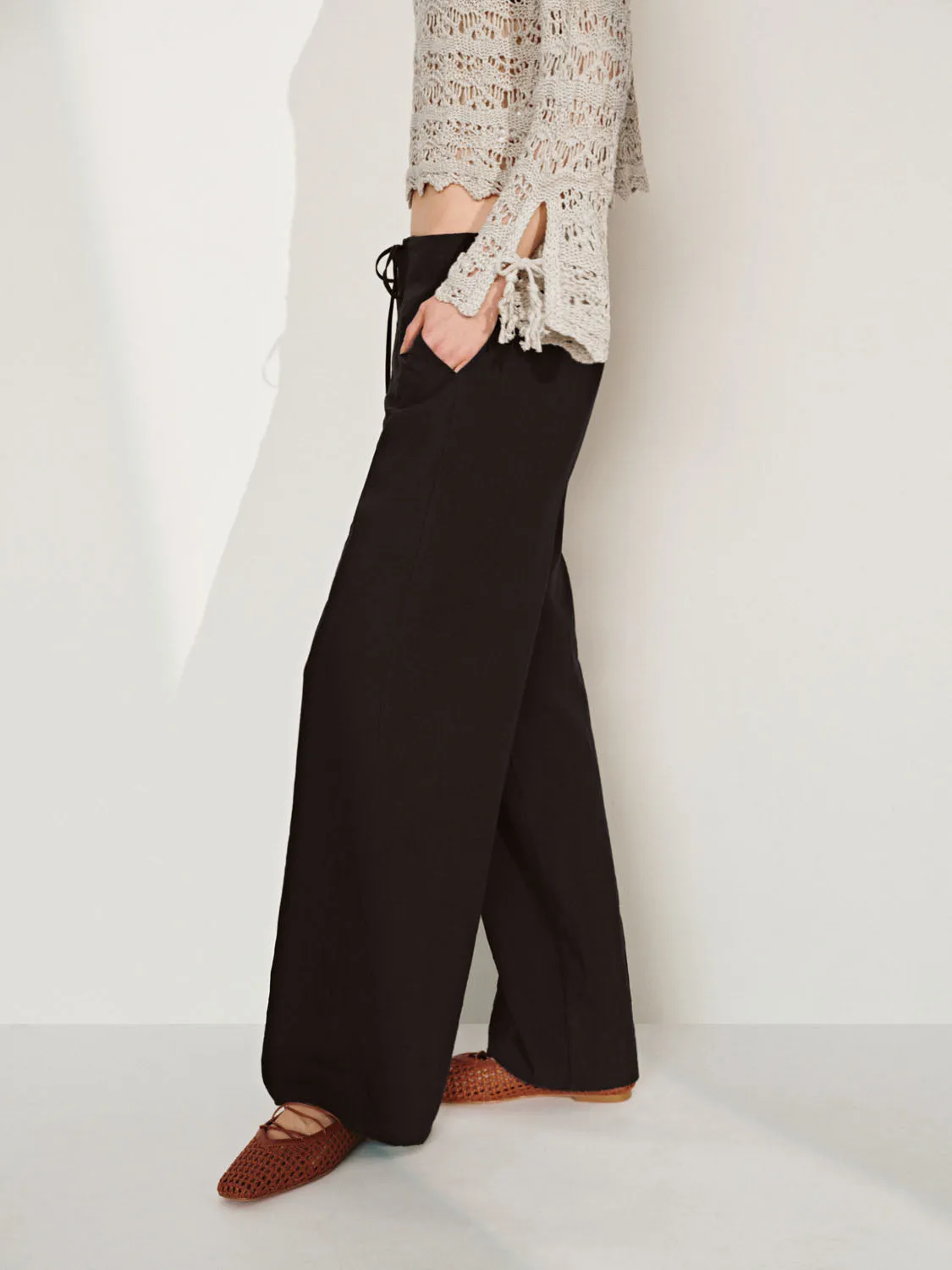 Wide-Leg Pants sold by Urban Revivo product image thumbnail 3