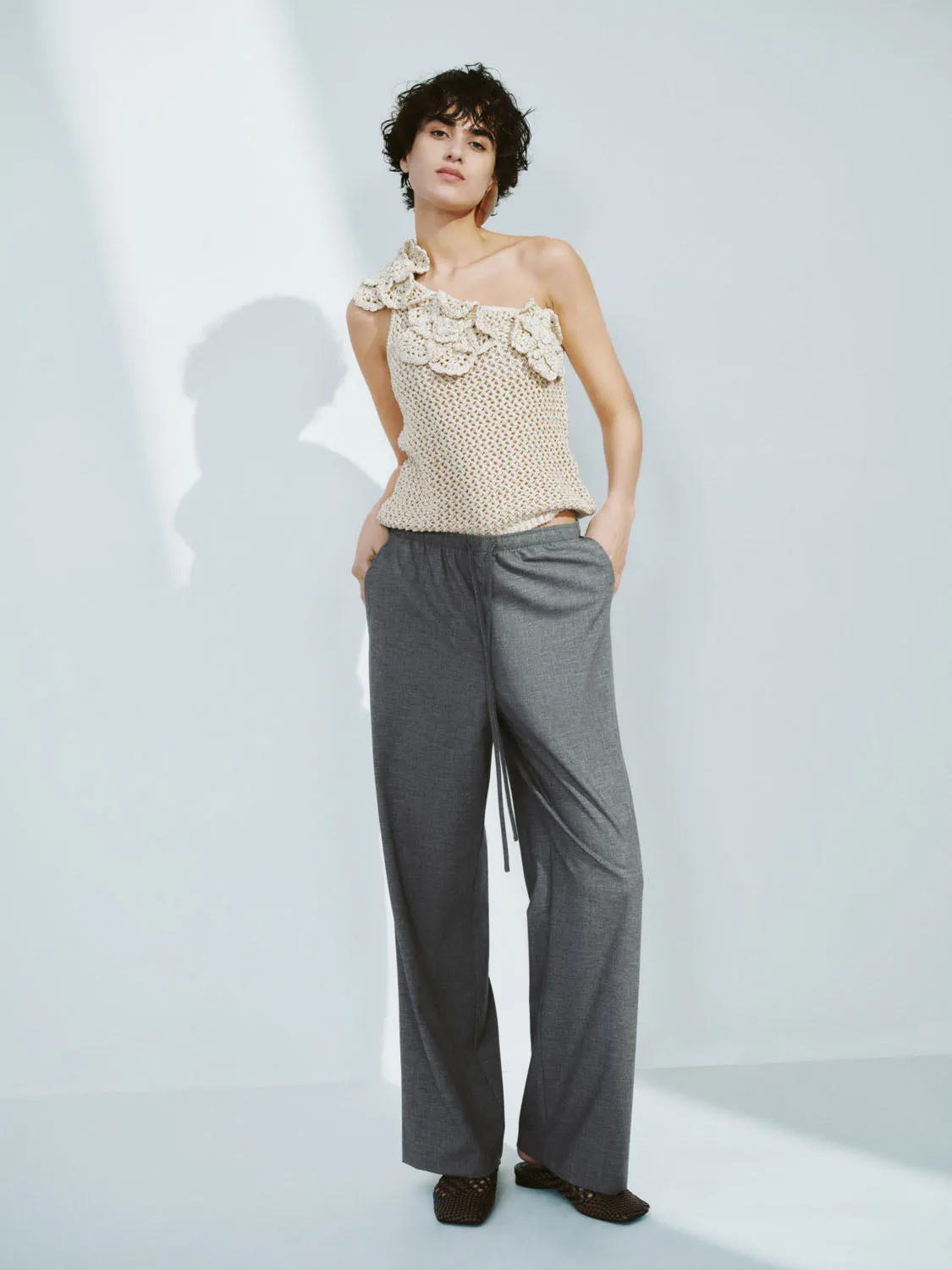 Wide-Leg Pants sold by Urban Revivo product image thumbnail 4