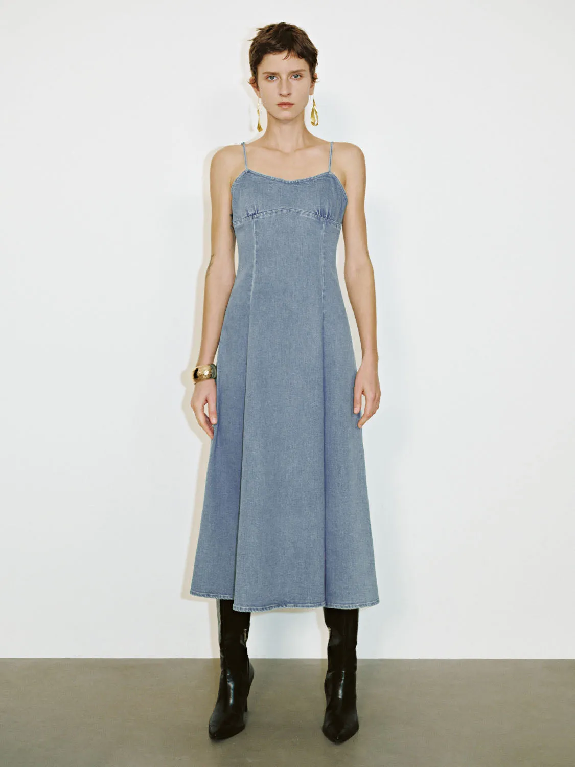 Cami Denim Dresses sold by Urban Revivo