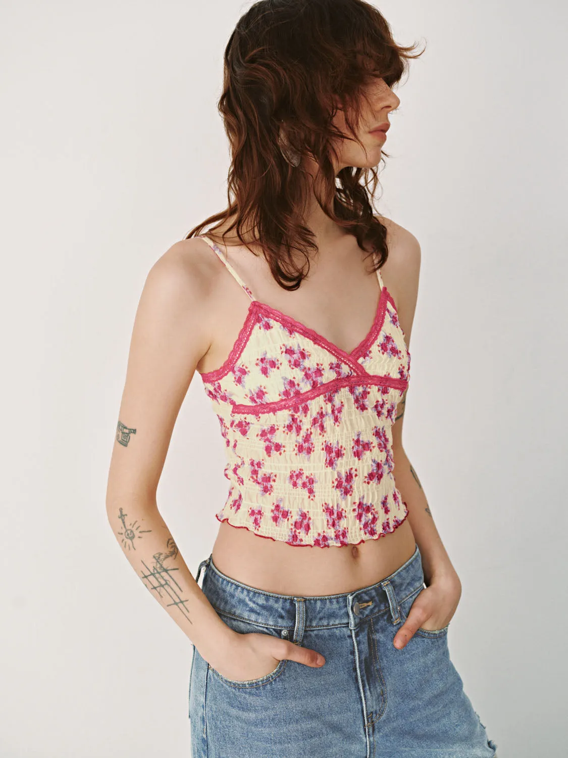 Floral Cami Tops sold by Urban Revivo product image thumbnail 2
