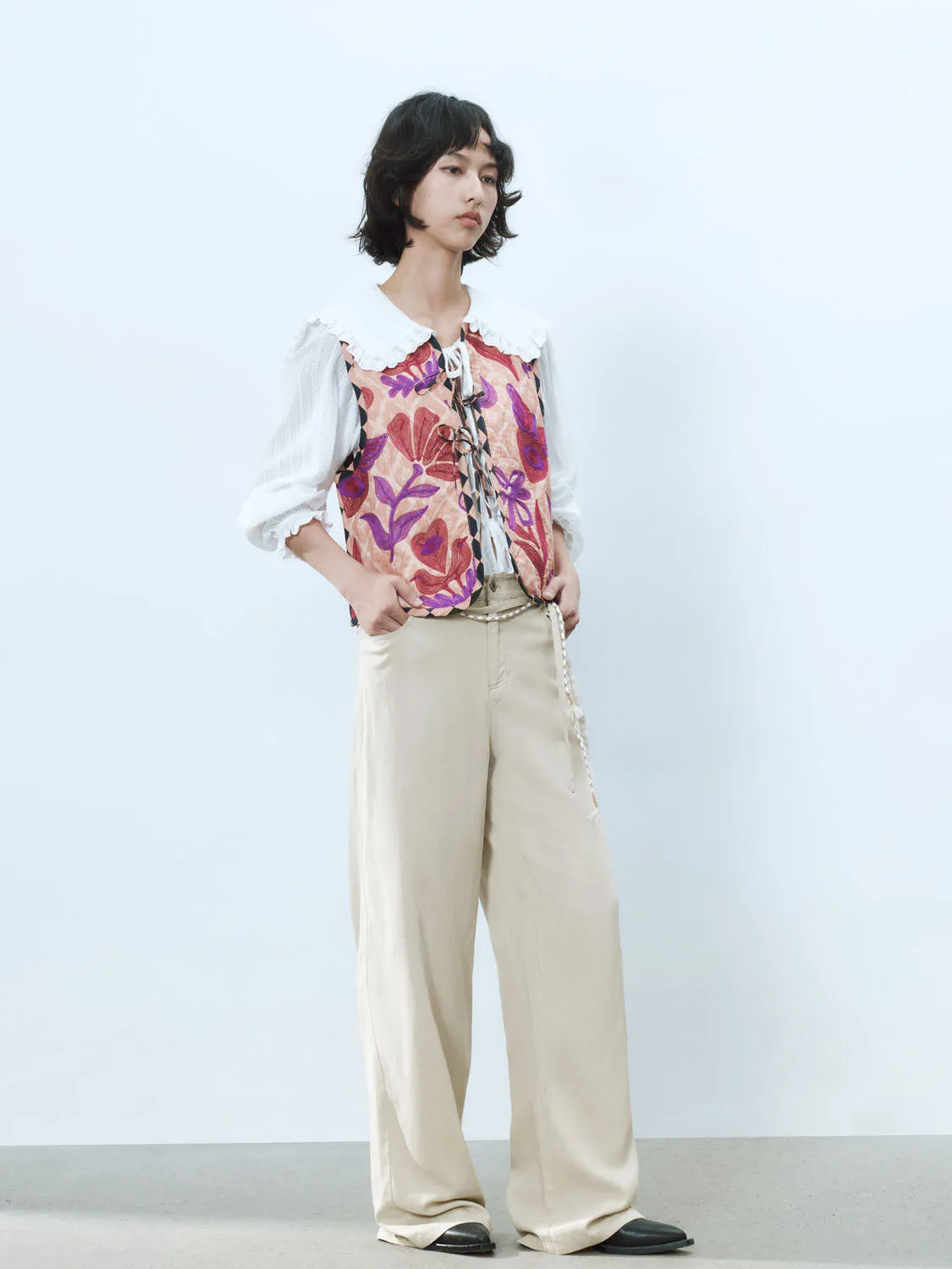 Wide-Leg Pants sold by Urban Revivo product image thumbnail 4