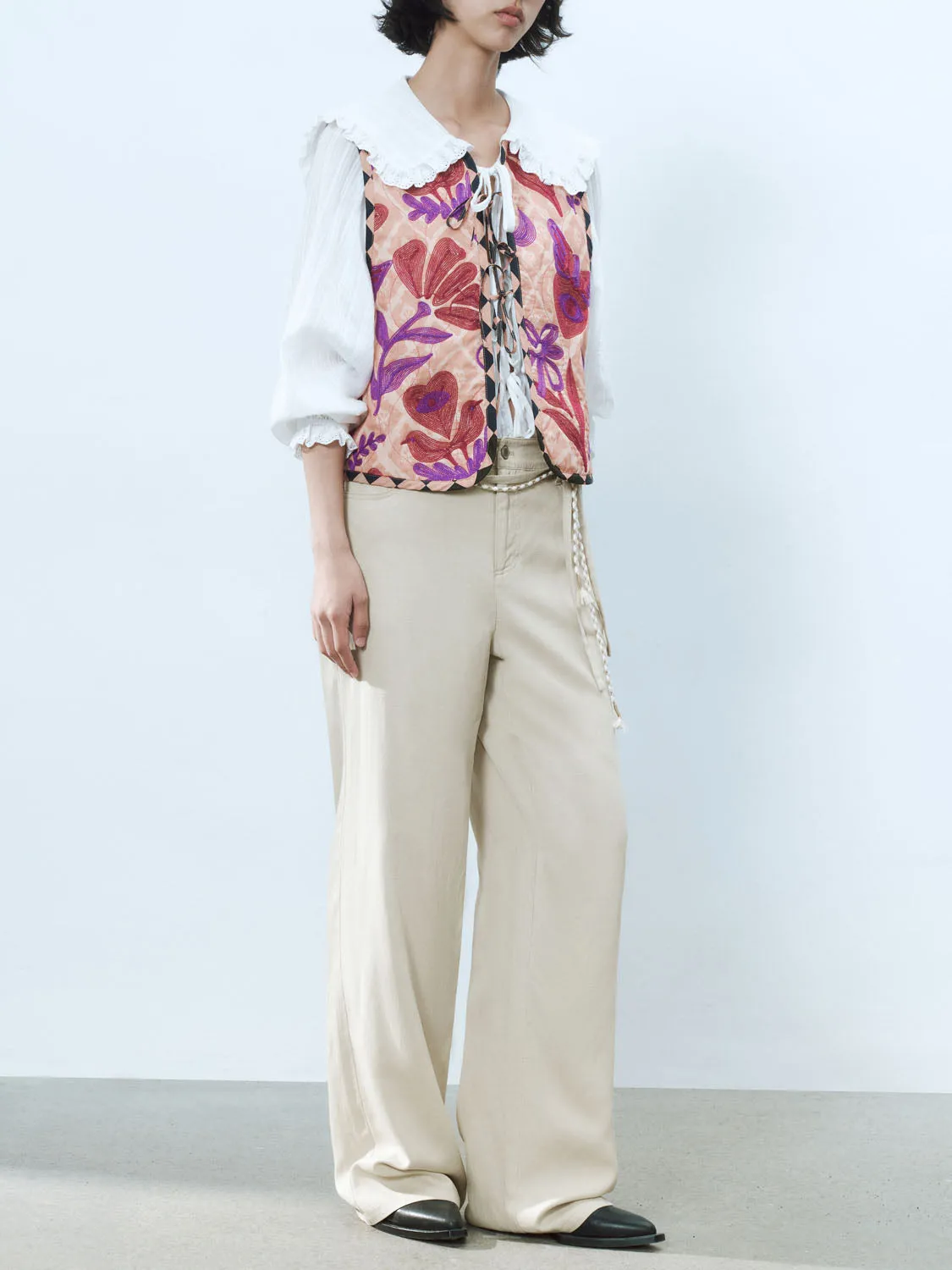 Wide-Leg Pants sold by Urban Revivo product image thumbnail 3