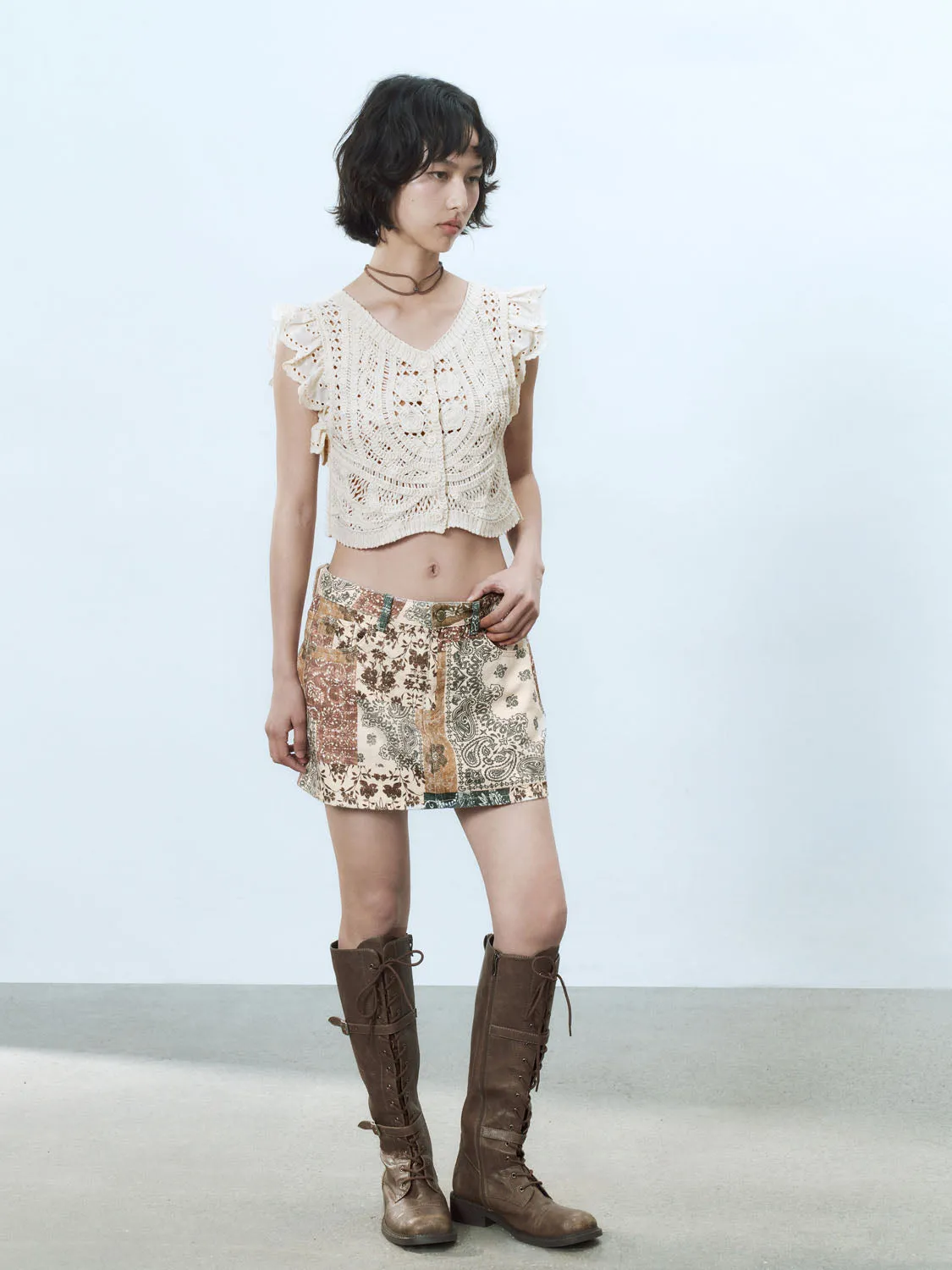 Denim Skirts sold by Urban Revivo product image thumbnail 4