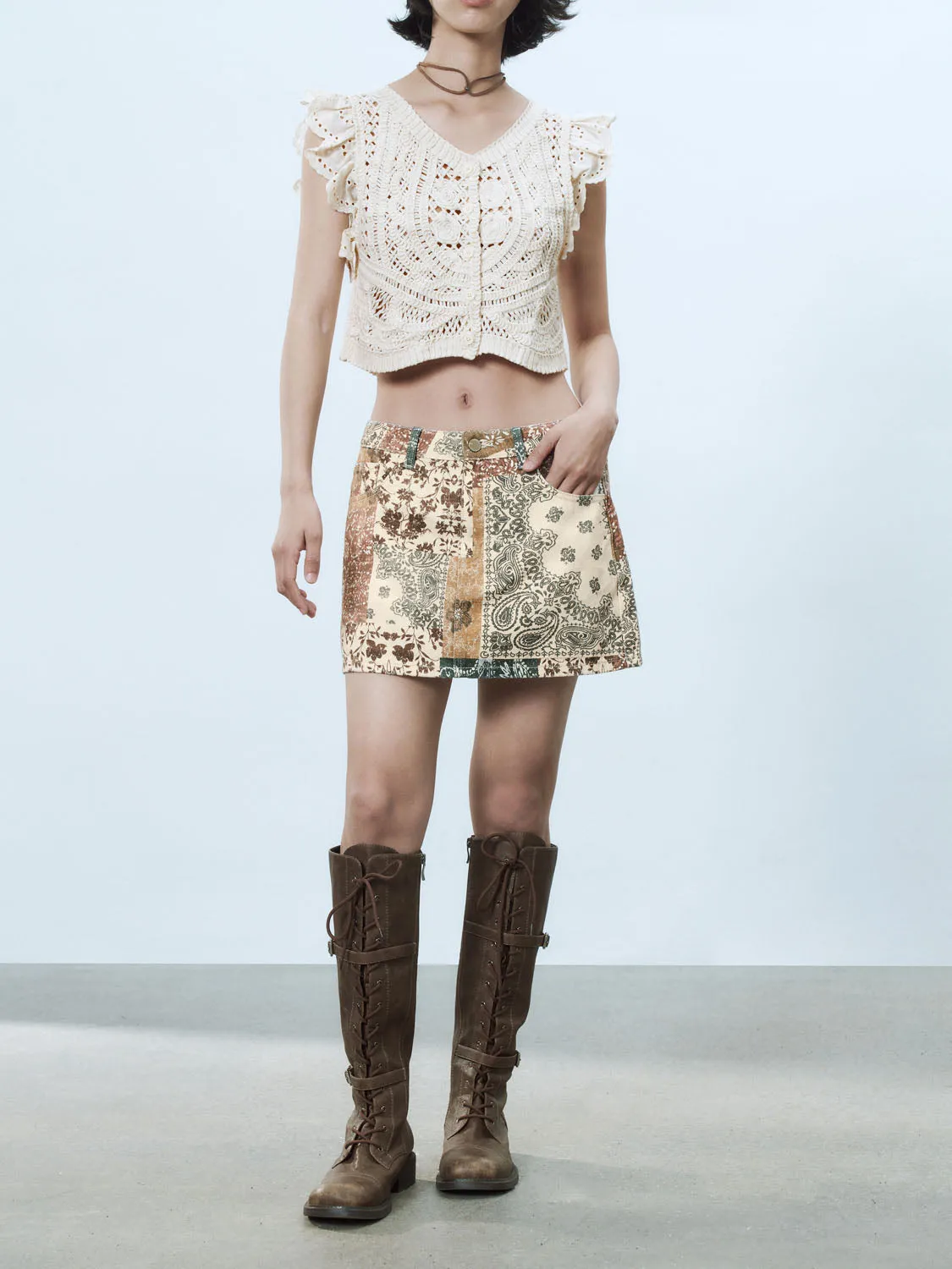 Denim Skirts sold by Urban Revivo product image thumbnail 2