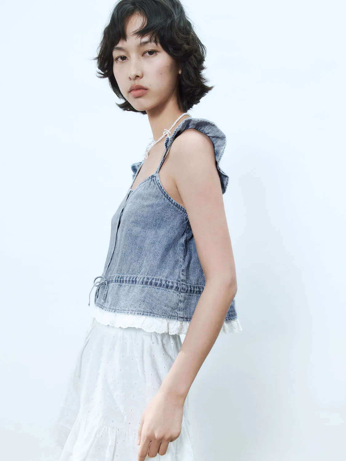 Cami Denim Shirts sold by Urban Revivo product image thumbnail 2