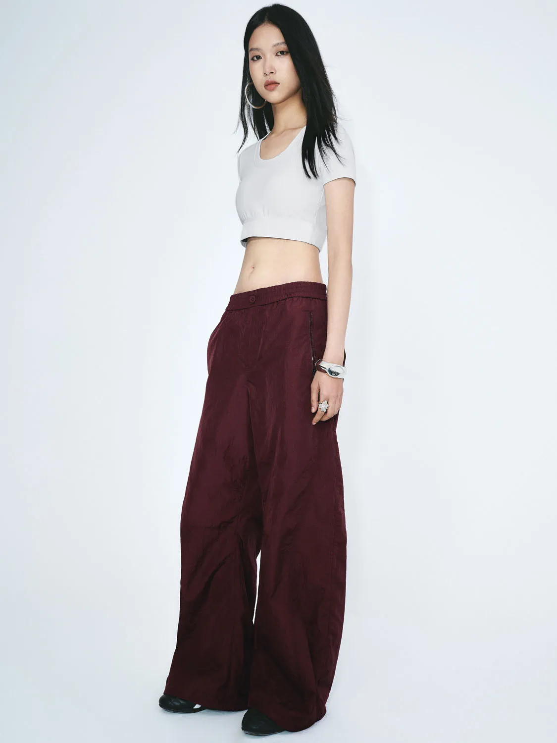 Cropped Skinny T-Shirts sold by Urban Revivo product image thumbnail 4