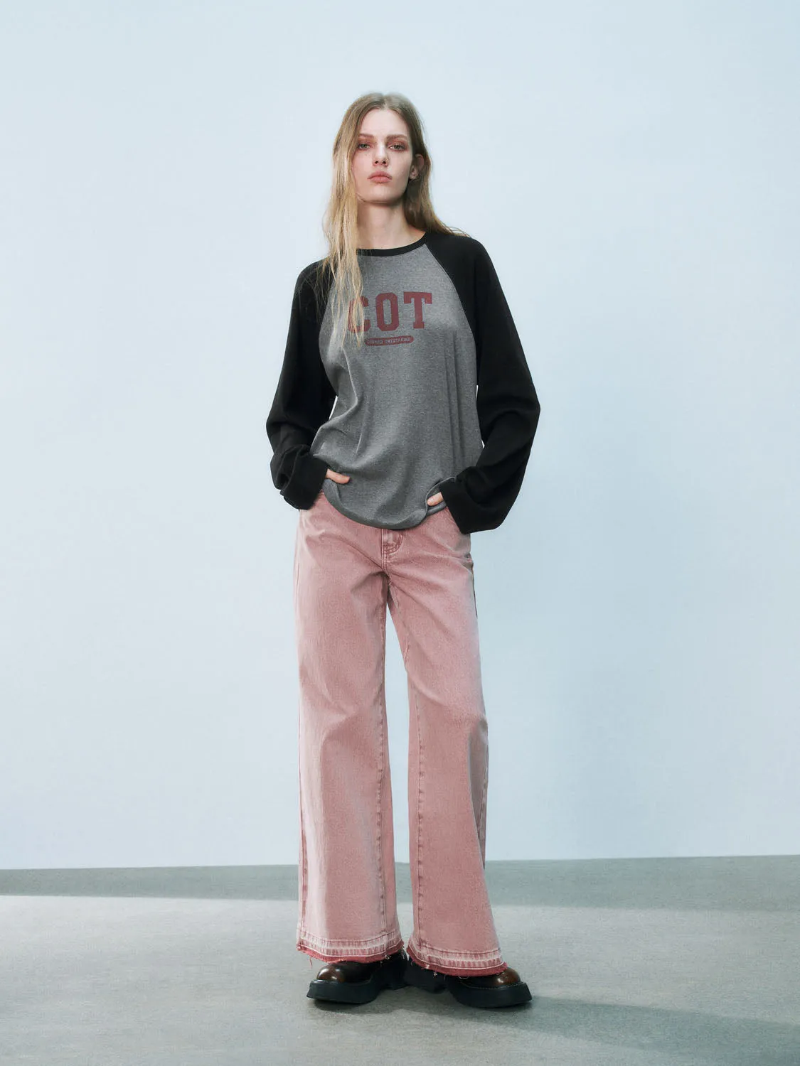 Loose Raglan Sleeve T-Shirts sold by Urban Revivo product image thumbnail 4