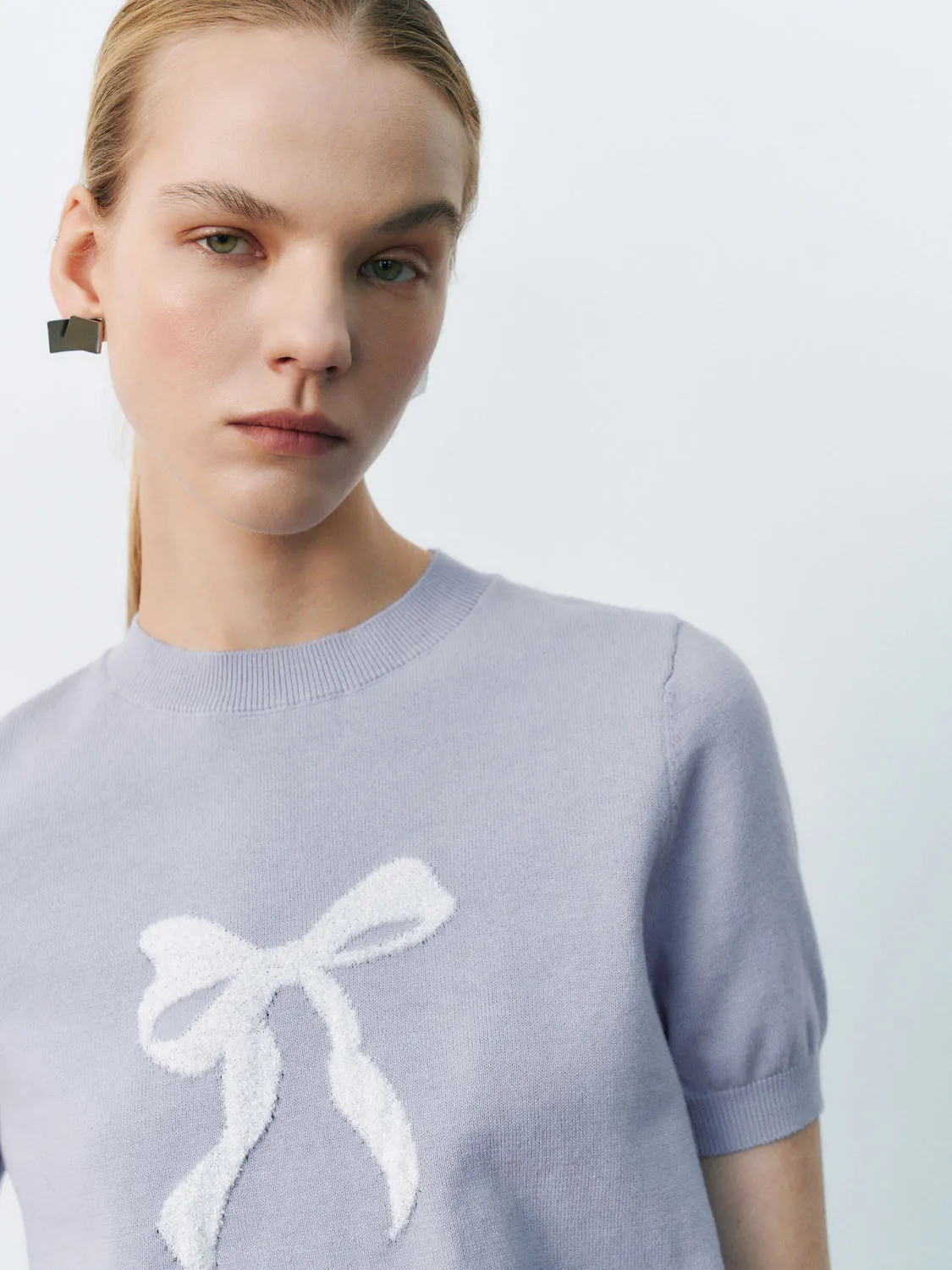 Knitted Short Sleeve T-Shirts sold by Urban Revivo product image thumbnail 5