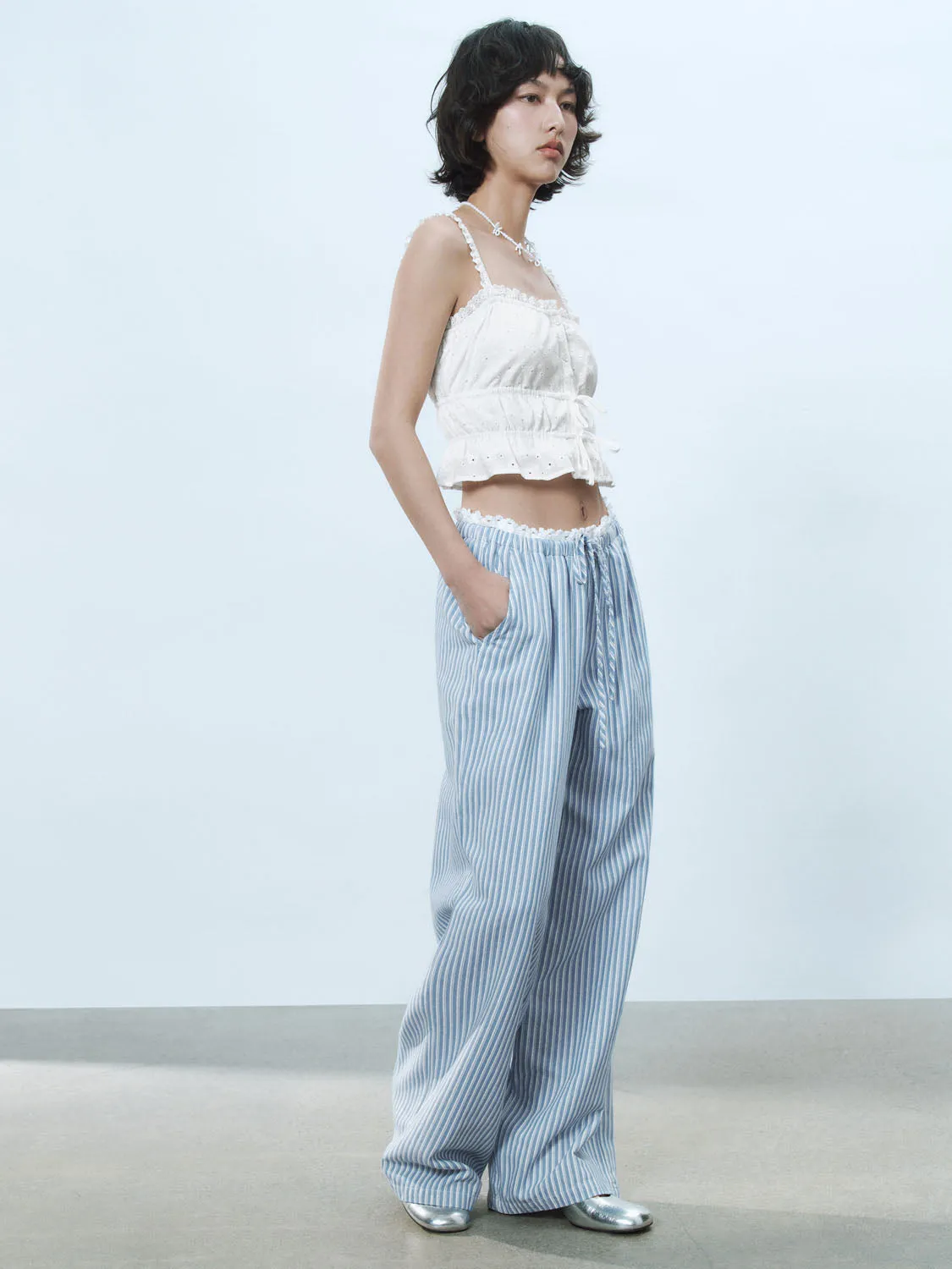 Wide-Leg Pants sold by Urban Revivo product image thumbnail 5