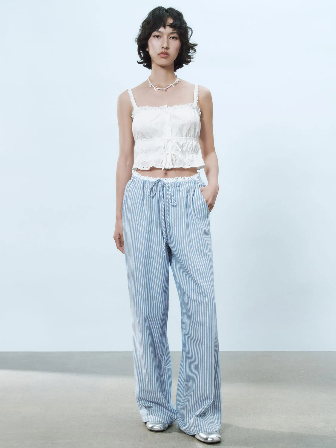 Wide-Leg Pants sold by Urban Revivo product image thumbnail 4
