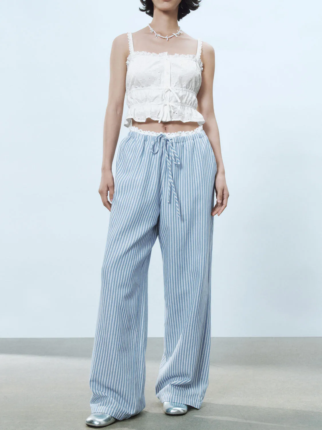 Wide-Leg Pants sold by Urban Revivo product image thumbnail 2