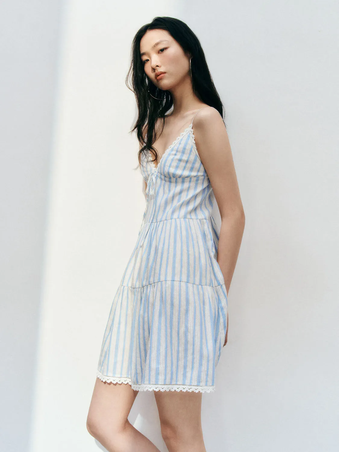 Cami Striped A-Line Dresses sold by Urban Revivo product image thumbnail 2