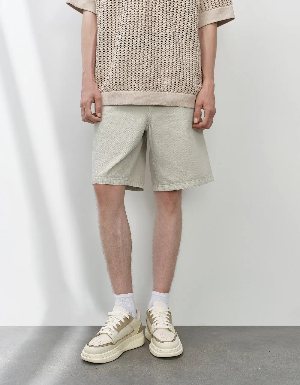 Denim Shorts sold by Urban Revivo product image thumbnail 3