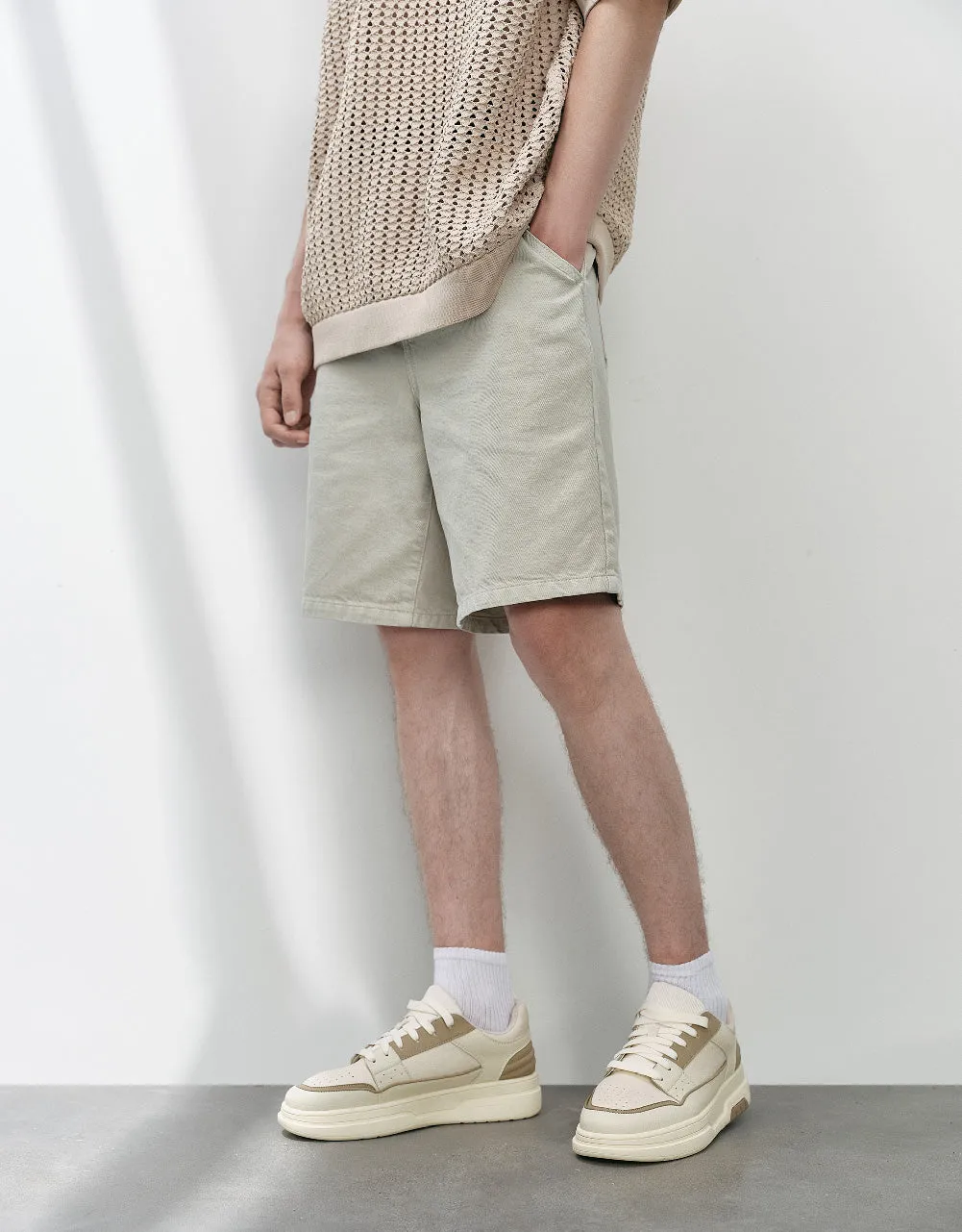 Denim Shorts sold by Urban Revivo product image thumbnail 4