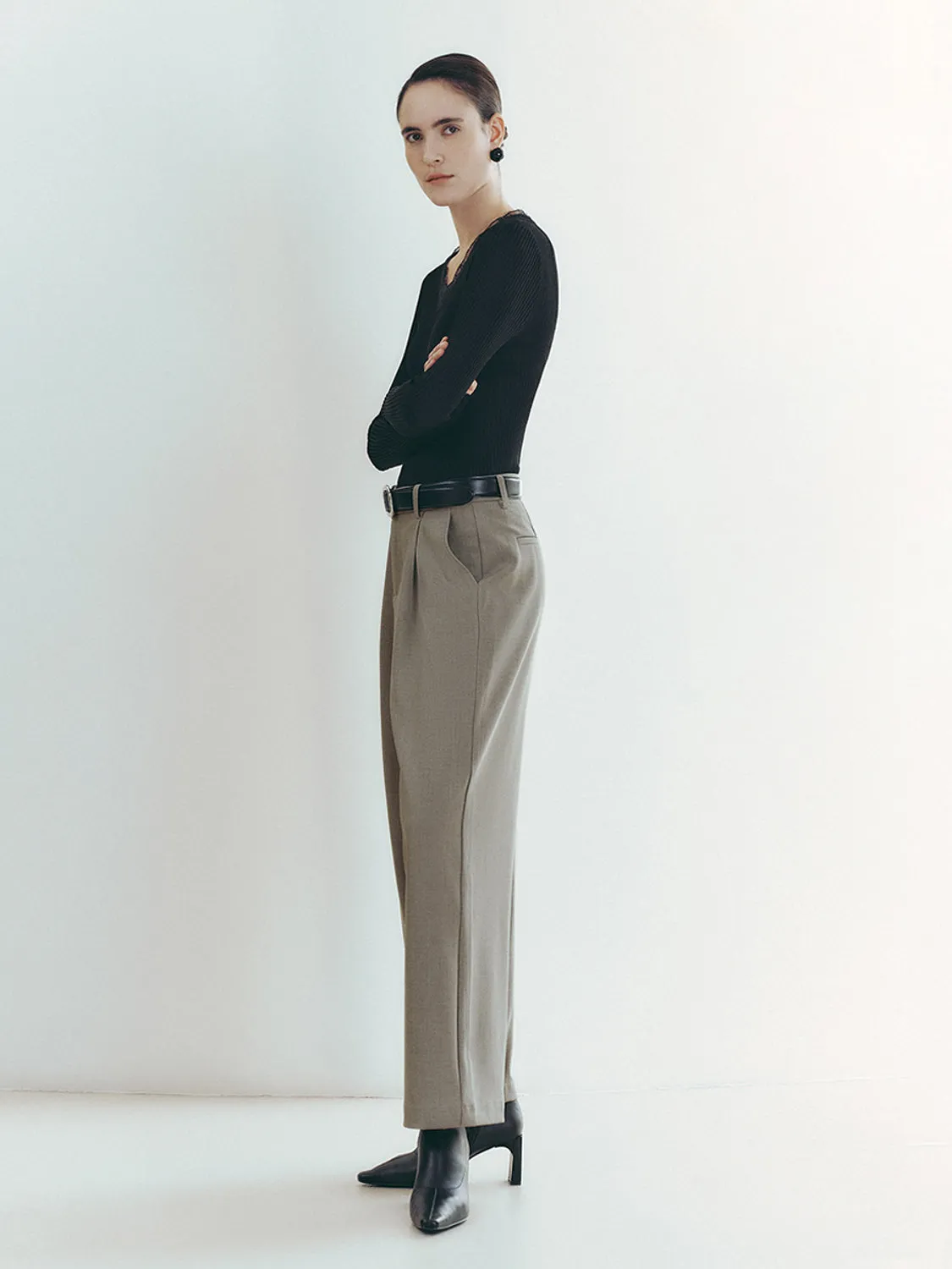 Wide-Leg Pants sold by Urban Revivo product image thumbnail 5