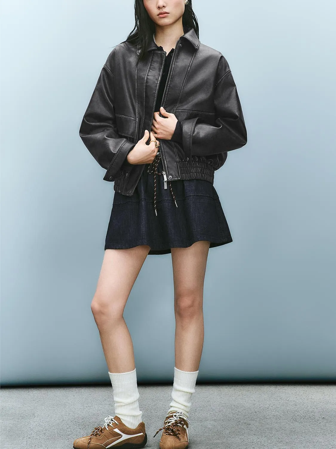 Vegan Leather Jackets sold by Urban Revivo product image thumbnail 4
