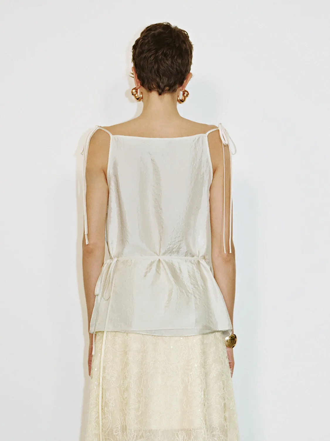 Tapered Waist Cami Tops sold by Urban Revivo product image thumbnail 2
