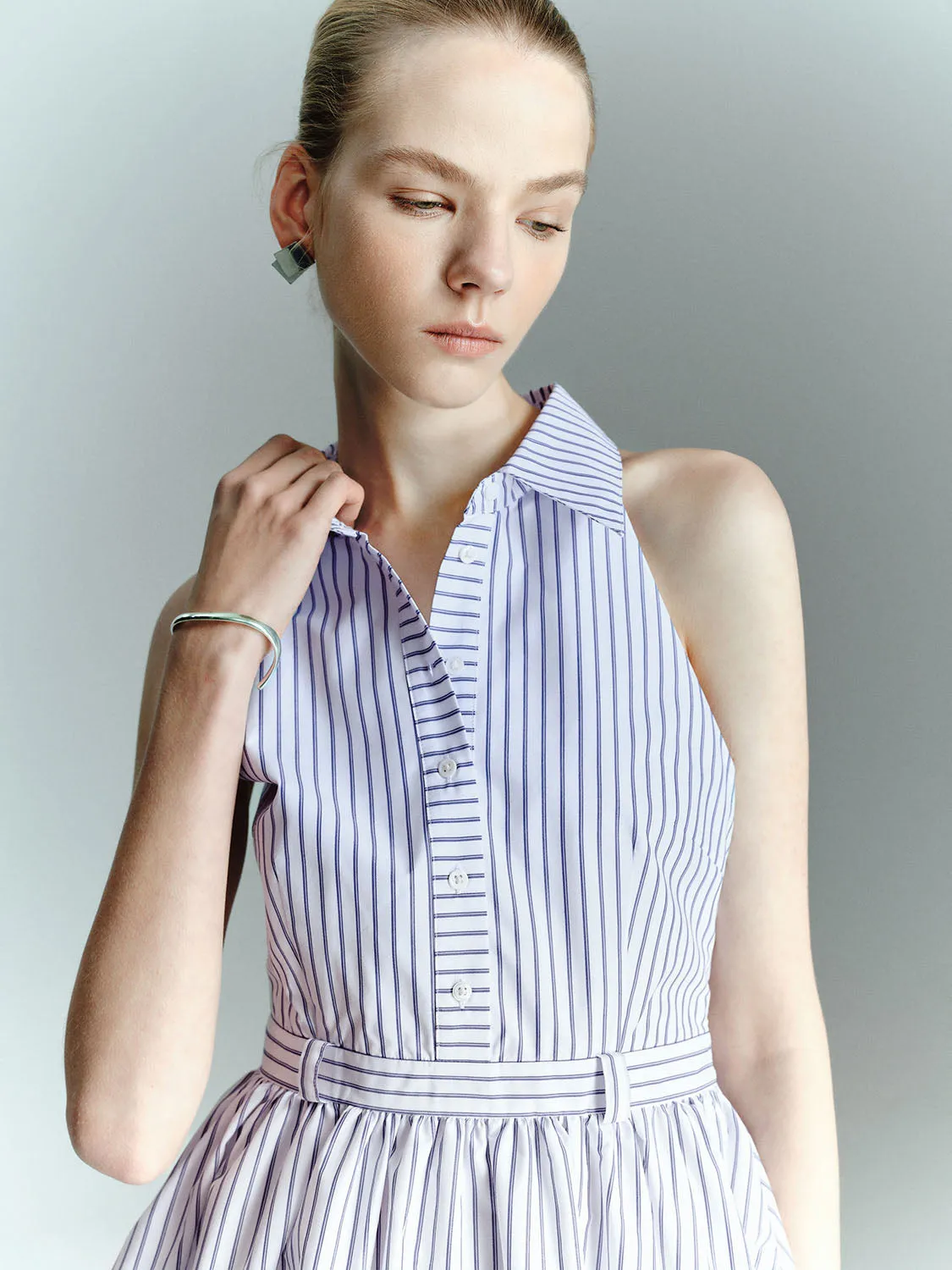 Striped Sleeveless Dresses sold by Urban Revivo product image thumbnail 3