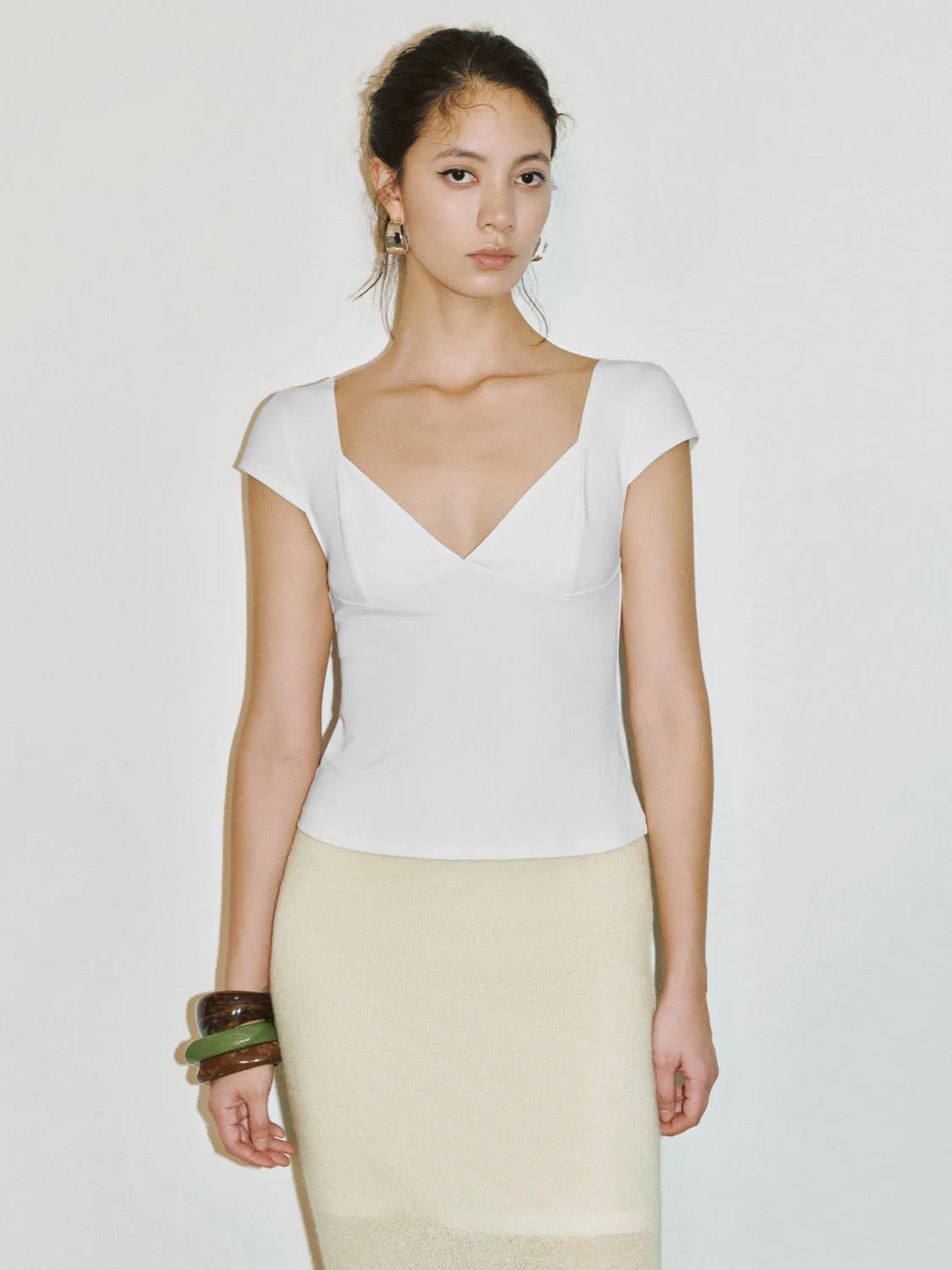 Skinny V-Neck T-Shirts sold by Urban Revivo