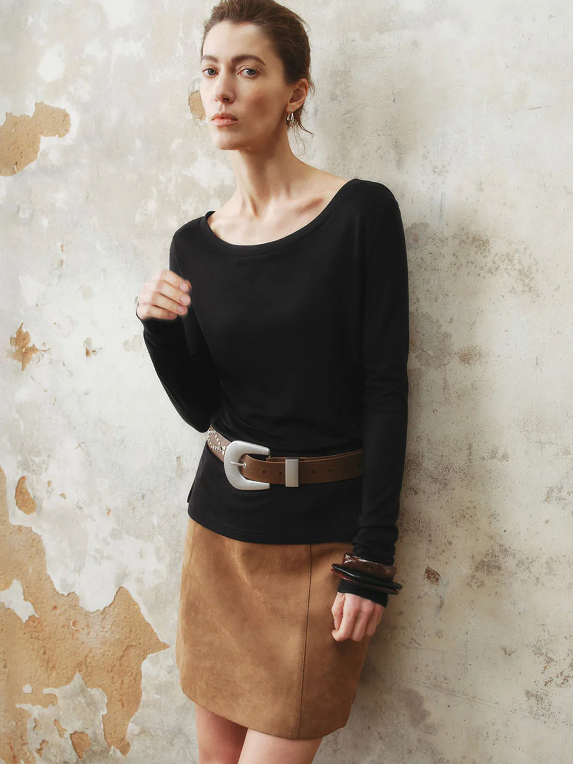 Regular Long Sleeve T-Shirts sold by Urban Revivo product image thumbnail 5