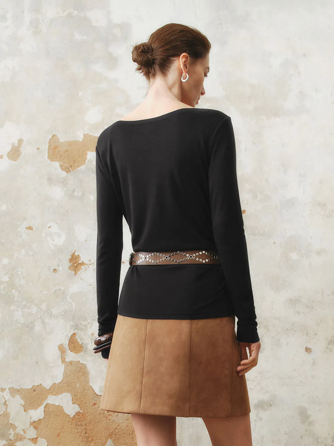 Regular Long Sleeve T-Shirts sold by Urban Revivo product image thumbnail 2