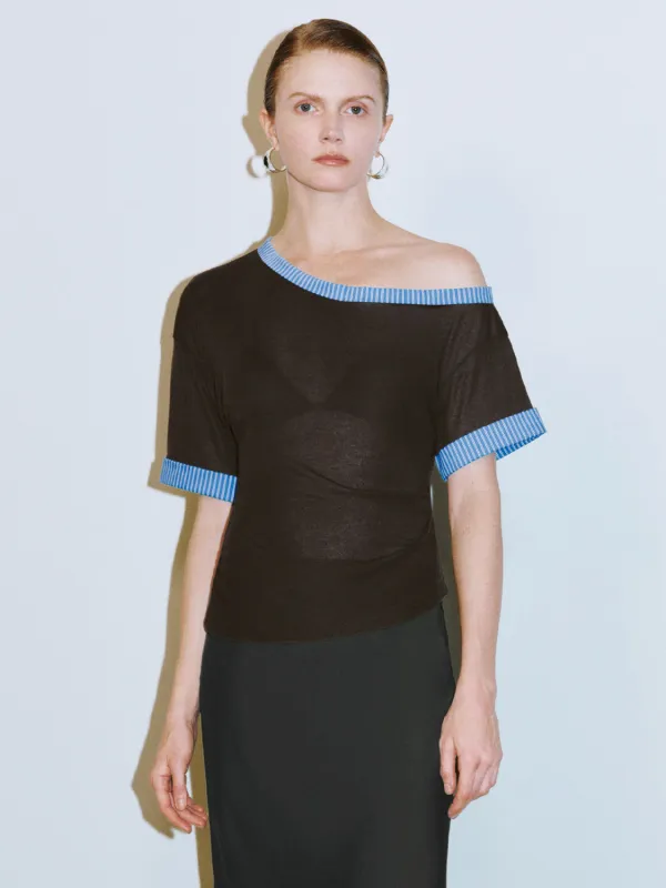 One Shoulder Regular T-Shirts sold by Urban Revivo