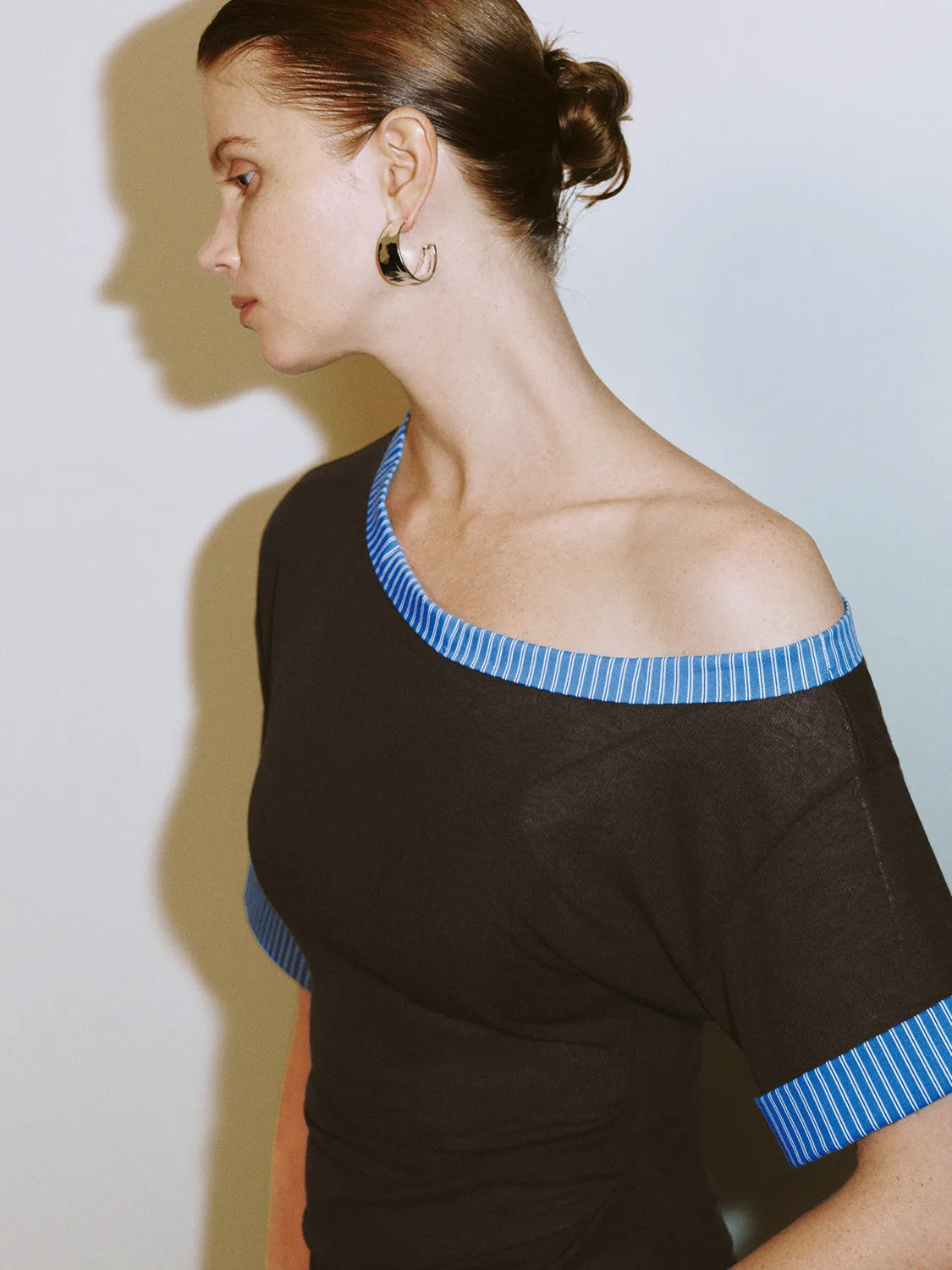 One Shoulder Regular T-Shirts sold by Urban Revivo product image thumbnail 4
