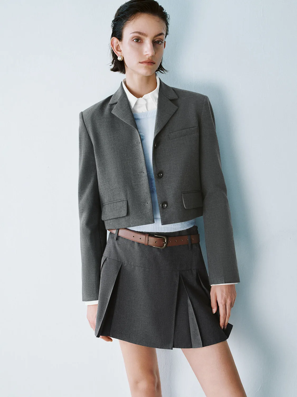 Notched Collar Blazers sold by Urban Revivo