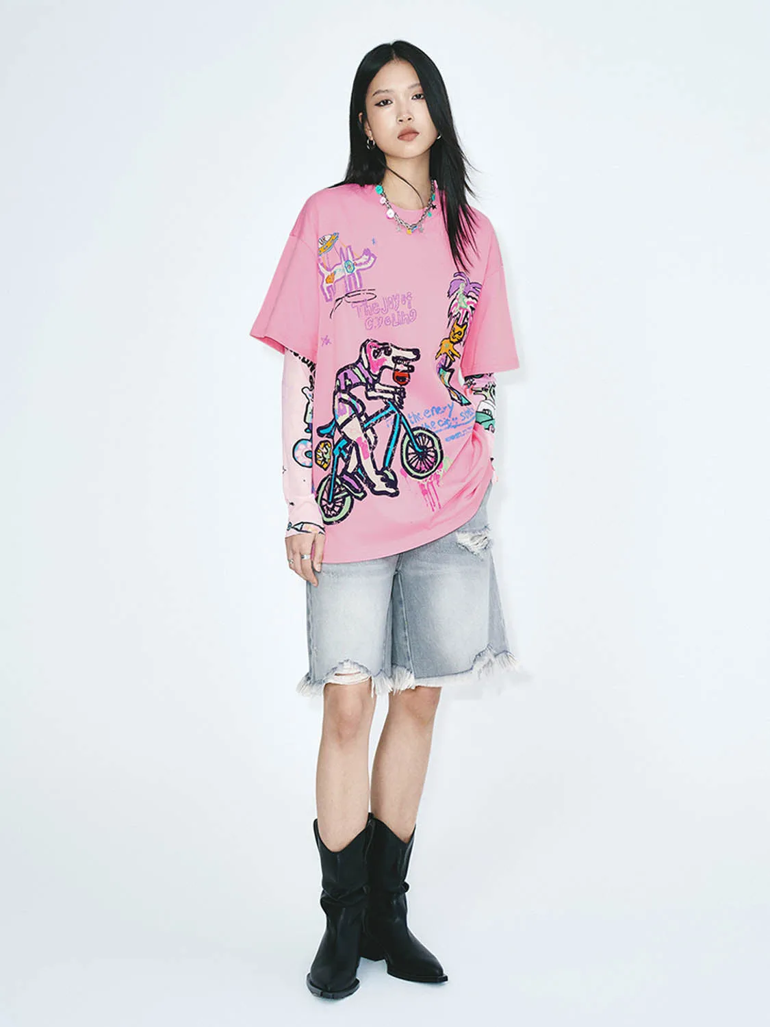 Loose Printed T-Shirts sold by Urban Revivo product image thumbnail 4