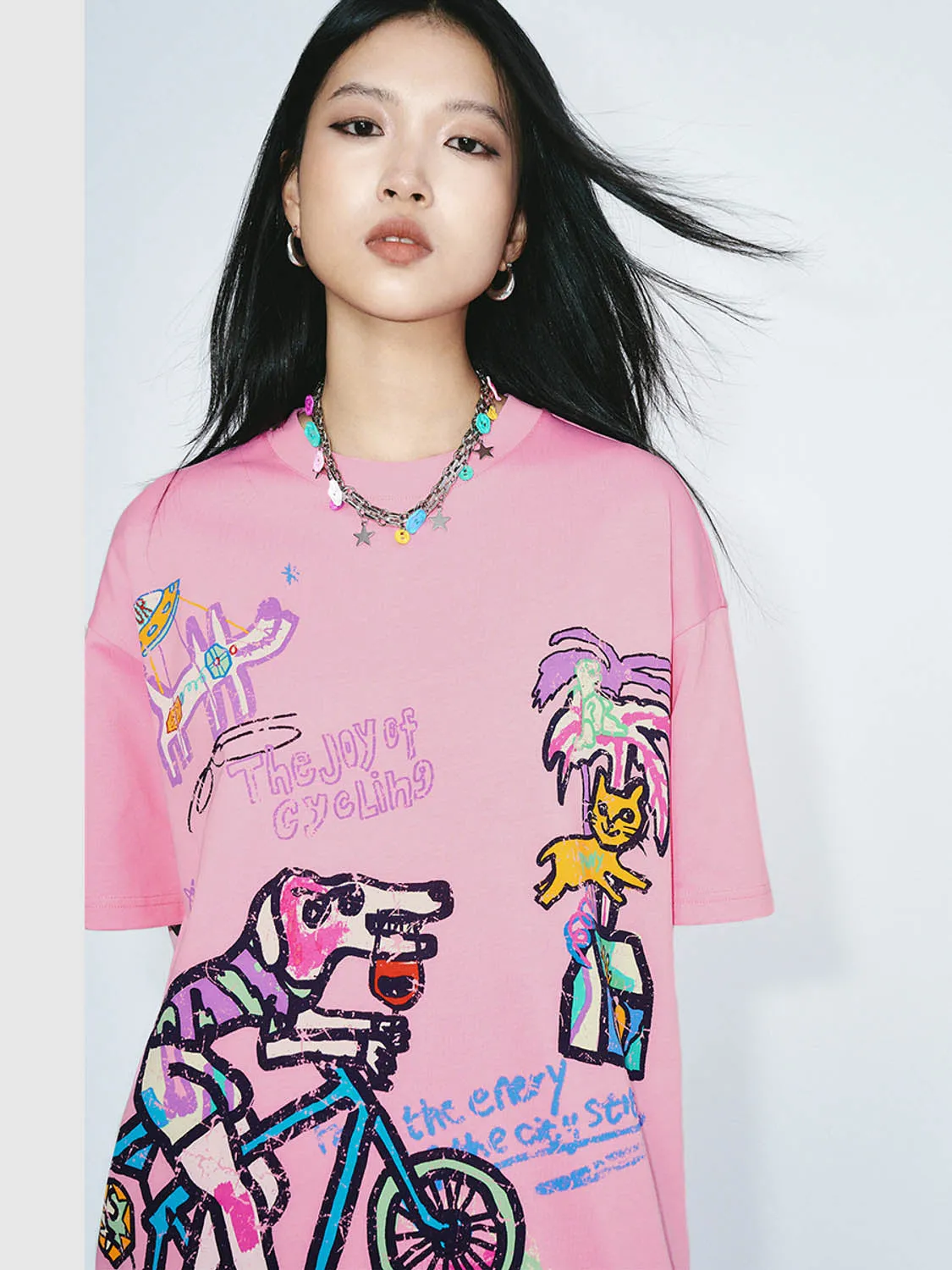 Loose Printed T-Shirts sold by Urban Revivo product image thumbnail 5