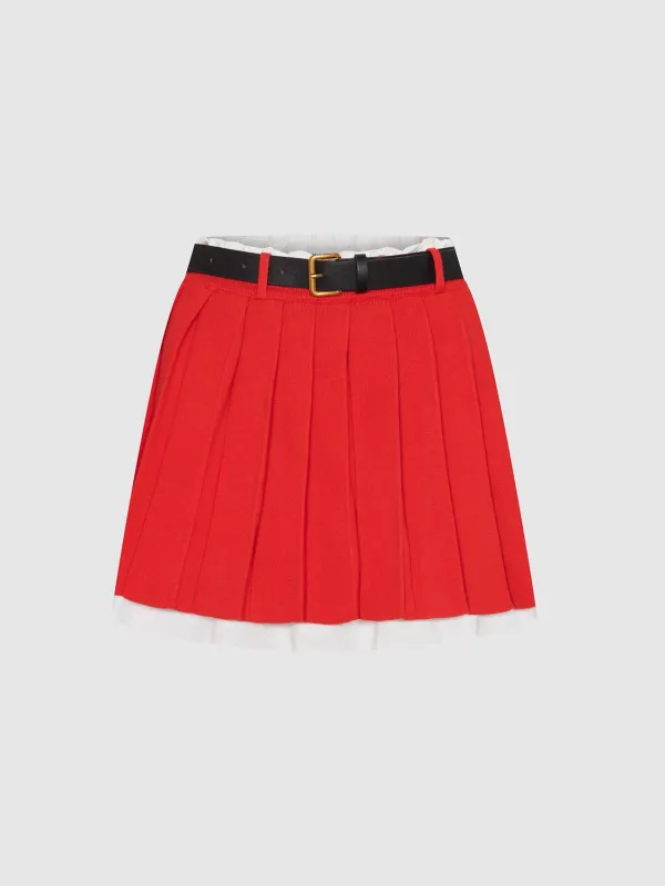 Loose Pleated Knitted Skirts sold by Urban Revivo