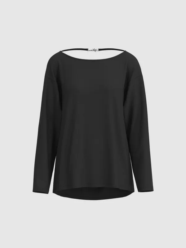 Loose Long Sleeve T-Shirts sold by Urban Revivo
