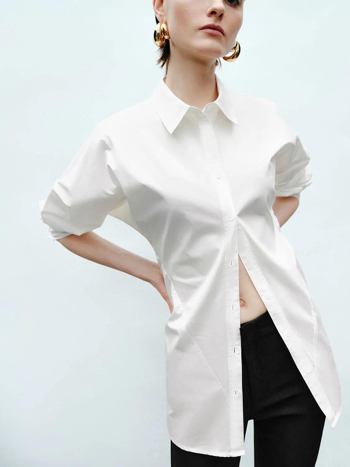 Long Sleeve Shirts sold by Urban Revivo product image thumbnail 3