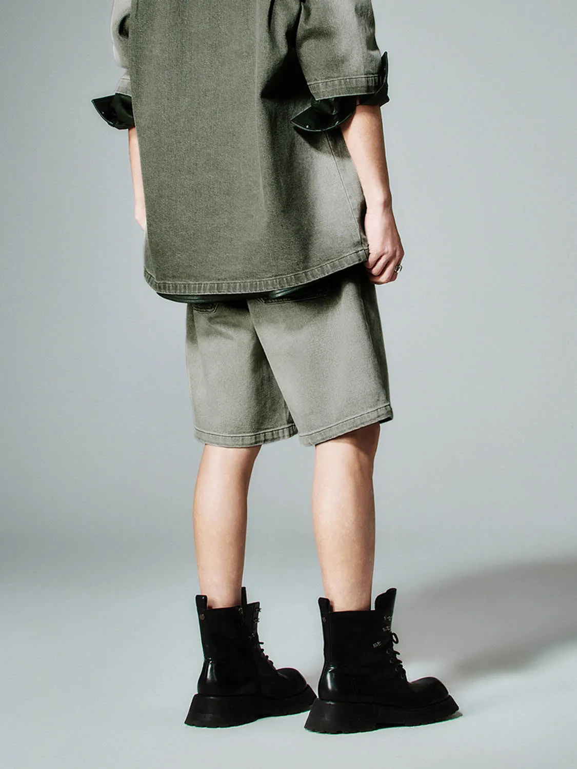 Leisure Denim Shorts sold by Urban Revivo product image thumbnail 3