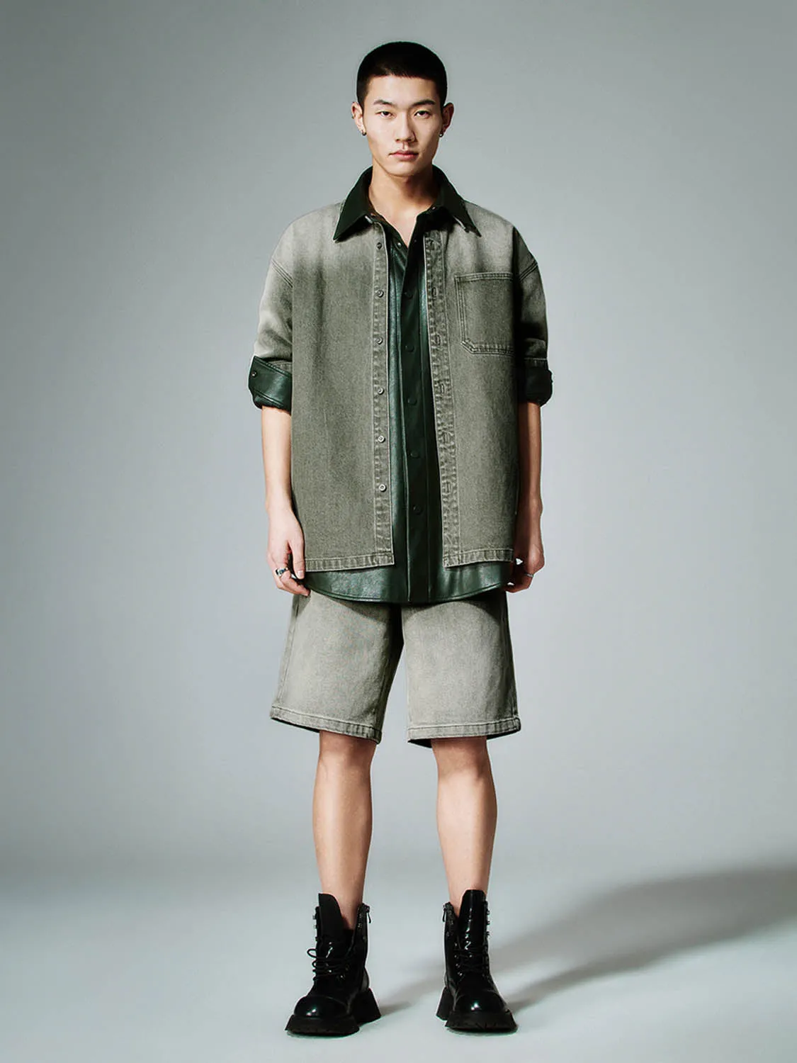 Leisure Denim Shorts sold by Urban Revivo product image thumbnail 5