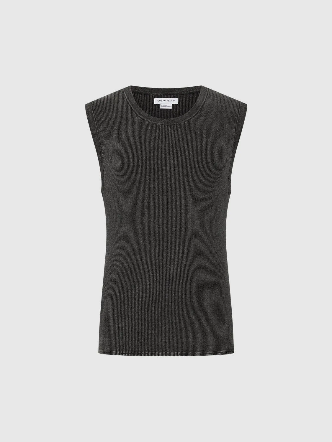 Knitted Sleeveless T-Shirts sold by Urban Revivo