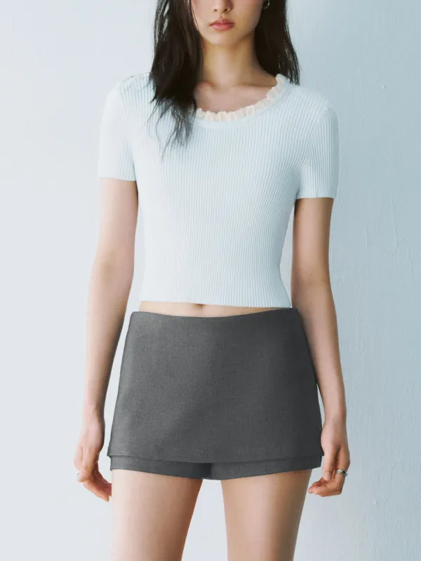 Knitted Short Sleeve T-Shirts sold by Urban Revivo