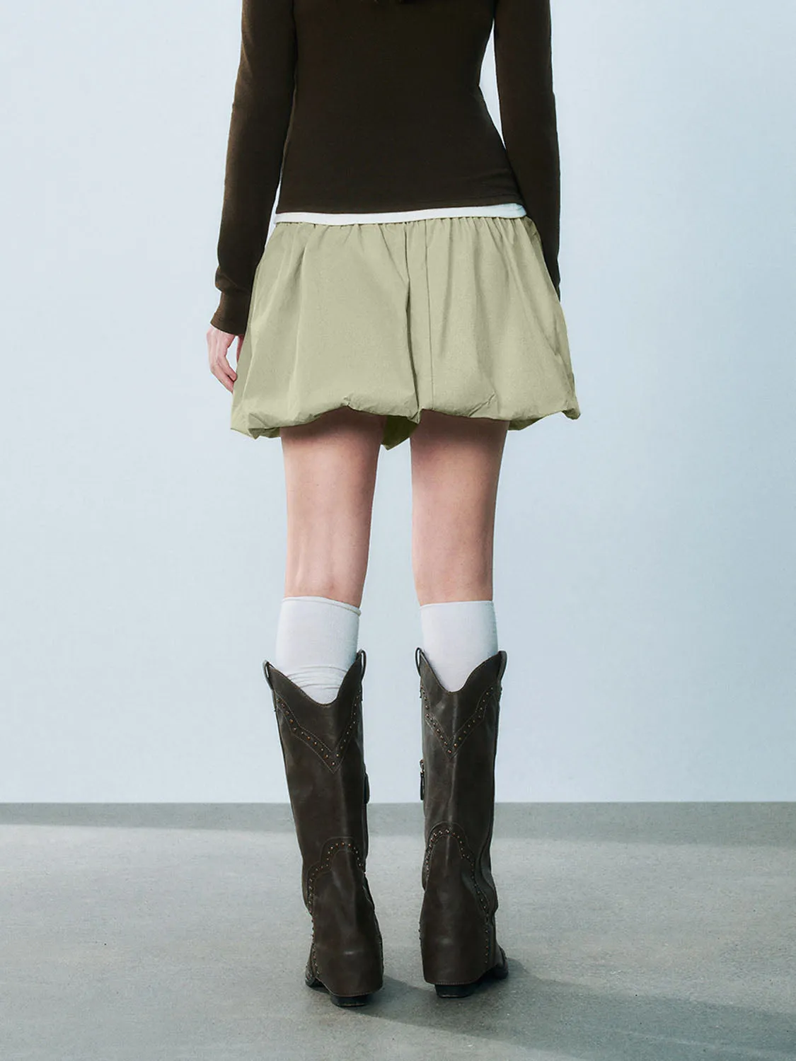 Elastic Mini A-Line Skirts sold by Urban Revivo product image thumbnail 3