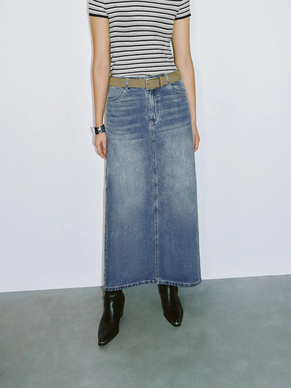 Denim Skirts sold by Urban Revivo product image thumbnail 2