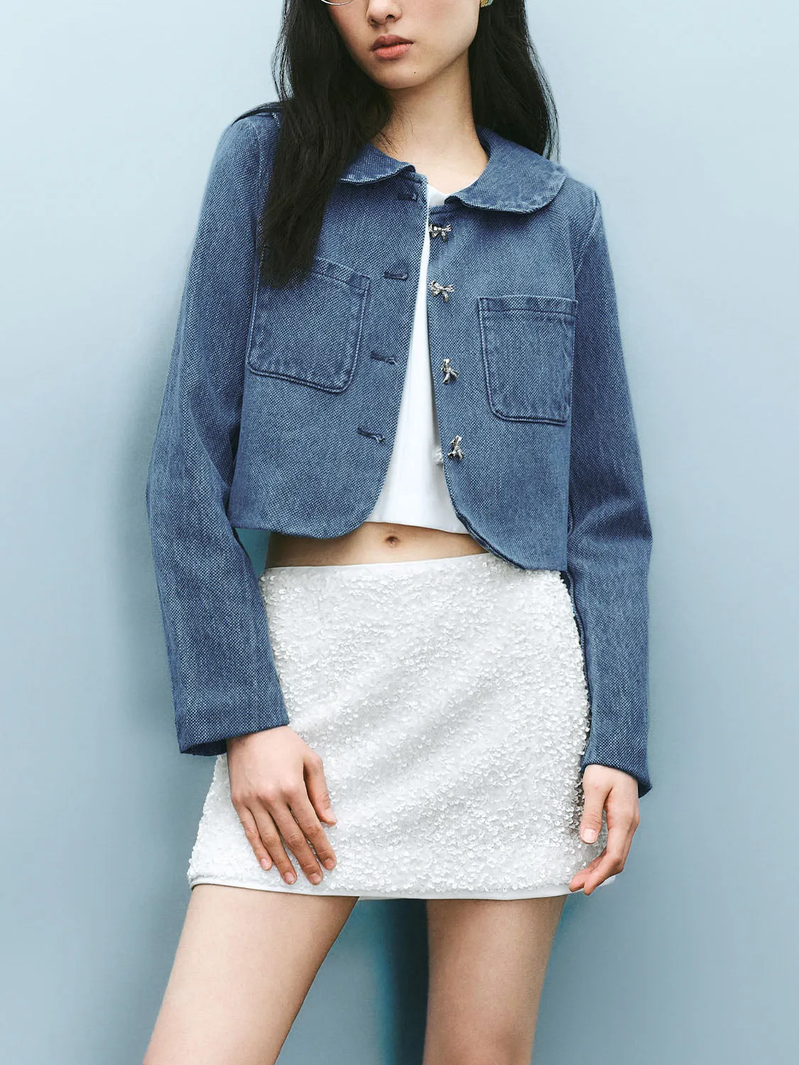 Denim Jackets with Patch Pocket sold by Urban Revivo