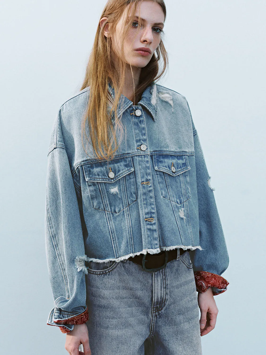 Denim Jackets sold by Urban Revivo product image thumbnail 4