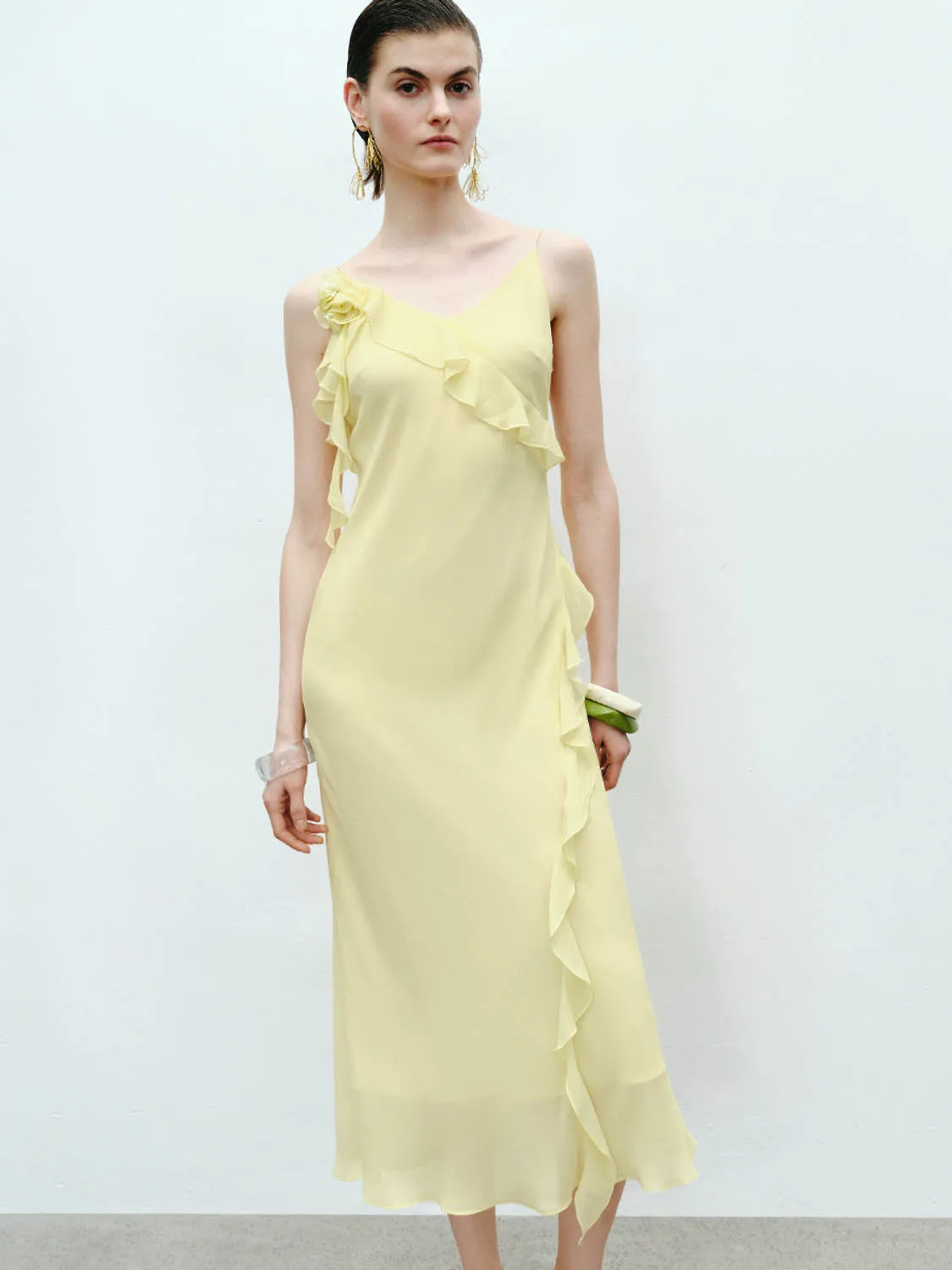 Cami Ruffle Hem Dresses sold by Urban Revivo