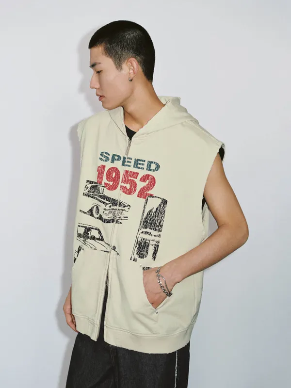 Loose Printed Vests sold by Urban Revivo