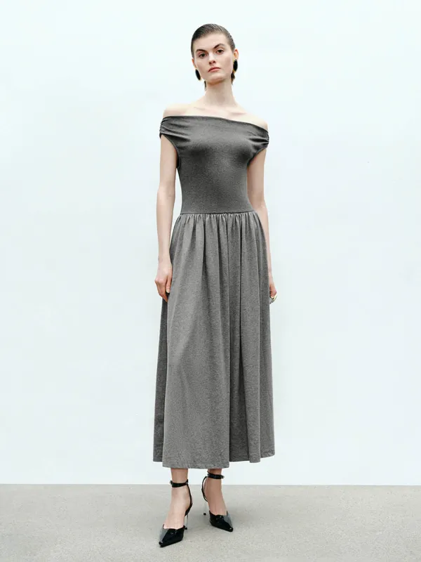 Off Shoulder A-Line Dresses sold by Urban Revivo